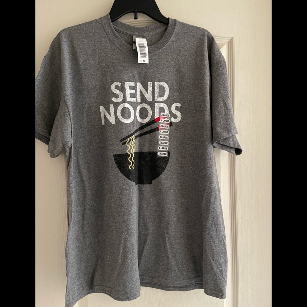 Mens XL bring noods, ramen noodle t-shirt